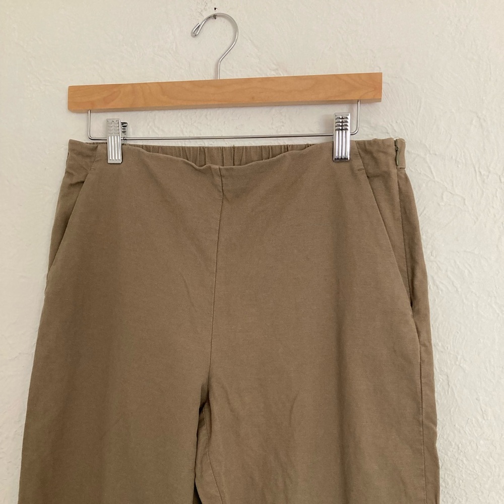Eileen Fisher linen blend trouser pants xs